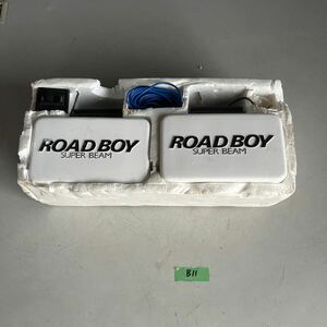 y B11 80サイズ発送　現状品　ミラリードROADBOY プロジェクター・フォグランプ(クリアレンズ）2個セット★当時物 中古品★