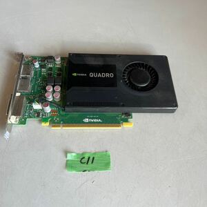 C11 60サイズ発送　中古　動作品　nVidia Quadro K2000 グラフィックボード DisplayPort/DVI デスクトップ用 PCI-Express