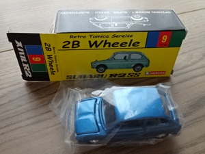 ノスタルジックヒーローズ 特注 トミカ スバル R2 SS Custom made Nostalgic Heroes TOMICA SUBARU 2B Wheele Toy Kei - Car Miniature