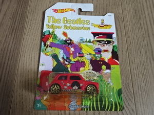 ホットウイール モーリス ミニ ビートルズ イエロー・サブマリン Hot WHeeLS MORRIS MINI The Beatles Yellow Submarins Toy car Miniature