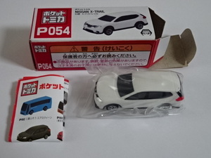 ポケットトミカ P054 ニッサン エクストレイル ホワイト 日産 白色 TOMICA NISSAN X-TRAIL 3代目 T32型 SUV ミニカー ミニチュアカー