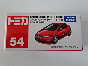 トミカ ホンダ シビック タイプ R ユーロ FN2型 TOMICA HONDA CIVIC TYPE R EURO 1/68 ミニカー ミニチュアカー Toy car Miniature