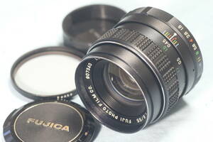 ☆☆実写済 FUJICA (フジカ) EBC FUJINON (フジノン)　1:1.8/55 (55mm f1.8) 完動美品 M42　