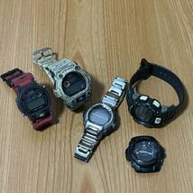 中古◆ジャンク腕時計◆CASIO(カシオ)G-SHOCK◆5個まとめて◆アナデジ/他◆アンティーク◆コレクション◆ZR0230_画像1