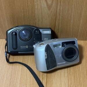 中古◆コンパクトデジタルカメラ◆2台セット◆Kodak(コダック)/東芝◆カメラ/光学機器◆ジャンク◆ZR0205