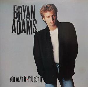 匿名・送料無料！　ブライアン・アダムス/Bryan Adams　LP　「You Want It, You Got It」