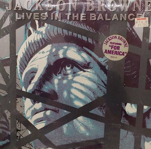 匿名・送料無料！　ジャクソン・ブラウン/Jackson Browne　LP　「ライヴズ・イン・ザ・バランス Lives In The Balance 」