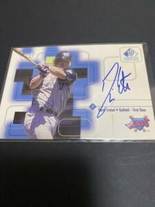 99 Upper Deck SP Signature Edition Darin Erstad autograph auto ダーリン　アースダット　サイン　直書き　オート