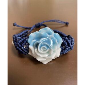 景徳鎮手作り陶磁器ブレスレット 手作り 手芸品 おしゃれ