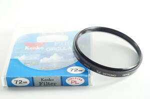 hiLA12★送料無料 上質美品★Kenko CIRCULAR PL 72mm サーキュラー PLフィルター ケンコー レンズ保護