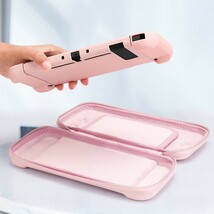 Nintendo Switch ハードケース 有機ELモデル対応 ピンク ニンテンドースイッチ 保護ケース 収納カバー 保護カバー 任天堂 ハードカバー_画像8