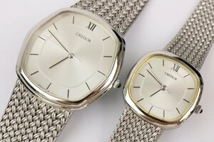 稼動 SEIKO セイコー CREDOR クレドール ペアウォッチ メンズ 7771-5040 レディース 1271-5030 腕時計 【彩irodori】