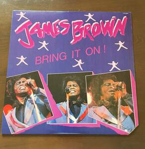 格安スタート！U.S.★LP盤　JAMES BROWN　／''BRING IT ON''　FUNK／DISCO ★レコード番号：CAS22001