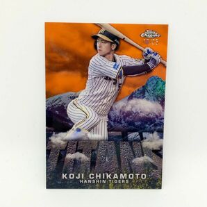 【美品】Topps Chrome NPB 2023 阪神タイガース インサート 近本光司 TITANS 25枚限定 カード NPB