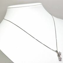 ◆Pt900/Pt850 天然ピンクダイヤモンド/天然ダイヤモンド ネックレス◆M 約6.2g 約45.0cm diamond pink jewelry necklaceジュエリーED0/EE2_画像3