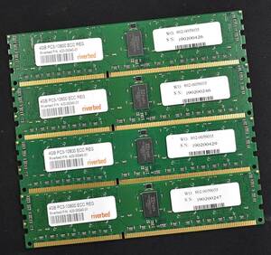 16GB (4GB 4枚組) PC3-10600 DDR3-1333 DDR3 REG 240pin ECC Registered サーバー MacPro向け (管:SA5669 x2s