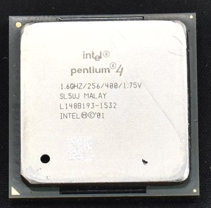 Intel Pentium 4 1.6 GHz SL5UJ Socket 478 (mPGA478B) FSB400 Willamette (動作確認済 中古品) (管:SAC80