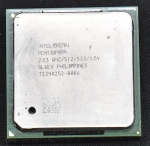 Intel Pentium 4 2.53 GHz SL6EV Socket 478 (mPGA478B) FSB533 Northwood (動作確認済 中古品) (管:SAC81