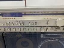 シャープ SHARP FM AM ラジオ付 ステレオカセット テープレコーダー GF-999 ラジカセ 昭和 レトロ 通電確認済み yh011201_画像4
