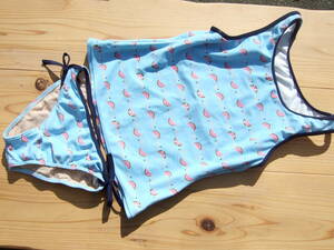 *used!JUSTER separate swimsuit top and bottom 2 point set 11L*