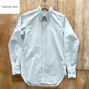 美品☆INDIVIDUALIZED SHIRTS インディヴィジュアライズドシャツ USA製 オックスフォード ボタンダウンシャツ 15-32 BEAMS取扱