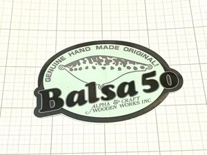 バルサ50 ステッカー Balsa50 ザウルス SAURUS ブラックバス バス釣り シール ファイブオー