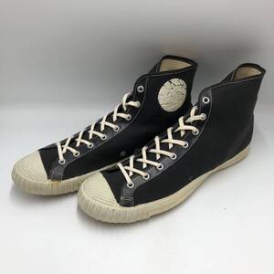 【29㎝】 60s Vintage Campus shoes Black Dead Stockキャンパス シューズ 黒 60年代 スニーカー バスケットシューズ USA製 デッド 0035