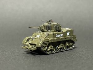 SMV 1/144 M5スチュアート軽戦車 ヘッジロウカッター付き仕様【同梱可】WW2 アメリカ陸軍 ワールドタンク 自作Ver