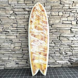 【発送不可】Retro Fish サーフボード 6’3’’x22’’x2 3/4’’ フィン付き レトロフィッシュ 24B 北3