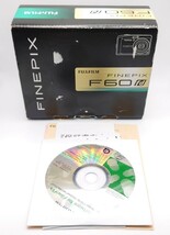 【B02-192】 富士フィルム FUJIFILM FinePix F60fb シルバー ファインピクス コンパクト デジタルカメラ 充電器付き 通電OK_画像8