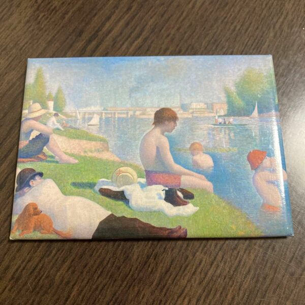 Georges seurat アニエールの水浴　マグネット　磁石ジョルジュスーラ