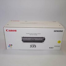 訳あり新品 CANON 国内純正トナーカートリッジ335 イエロー CRG-335YEL(T) LBP841C用_画像1