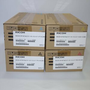 4色セット 純正 リコー RICOH SP M-PaCトナーカートリッジ C340 ブラック シアン マゼンタ イエロー 　SP C342M専用【送料無料】 NO.4740