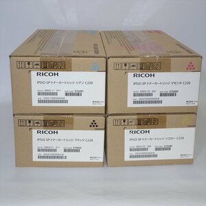 4色セット RICOH リコー 純正 IPSiO SP トナーカートリッジ C220 ブラック シアン マゼンタ イエロー 【送料無料】NO.4737