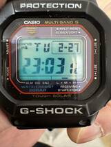 CASIO G-SHOCK GW-M5600 カシオ Gショック デジタル 腕時計 タフ ソーラー マルチバンド ブラックウレタン ベルト 黒 電波_画像8