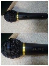 マイク　HI−FI AUDIO SYSTEMDYNAMIC MICROPHONE　ハイファイオーディオ システムダイナミックマイク 計2点 現状品_画像9