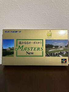 【新品未開封】遥かなるオーガスタ3 masters new レトロゲーム　スーパーファミコン　マスターズ　美品　スーファミ　super famicom