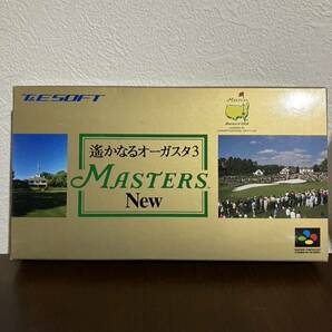 【新品未開封】遥かなるオーガスタ3 masters new レトロゲーム　スーパーファミコン　マスターズ　美品　スーファミ　super famicom