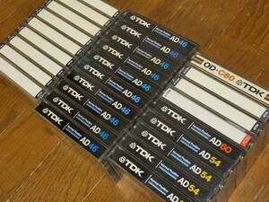 TDK AD AE OD-C カセットテープ 28本セット　Type I 46 50 54 60 70 80 90 100 110 120分