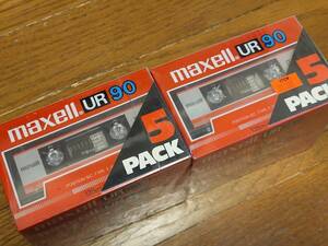 マクセル MAXELL UR90 Type I カセットテープ 10本セット　Normal Position 46 50 54 60 70 80 90 100 110 120分 ①