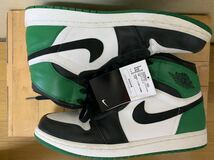 美品 NIKE AIR JORDAN 1 HIGH RETRO DMP BOSTON CELTIC エアジョーダン1 レトロ ナイキ セルティックカラー 28cm_画像3