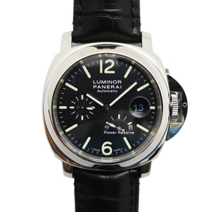 【天白】パネライ ルミノール パワーリザーブ アッチャイオ PAM01090 自動巻 OH済 メンズ 腕時計