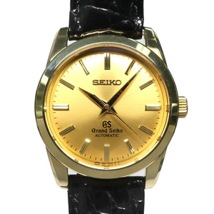 【名古屋】【GRAND SEIKO】グランドセイコー 9Sメカニカル SBGR002 9S51-0010 YG レザー ゴールド 自動巻 メンズ腕時計 男【中古】