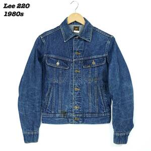 Lee 220 DENIM JACKET 1980s 304252 Vintage リー デニムジャケット Gジャン トラッカージャケット 1980年代 ヴィンテージ