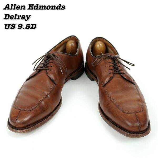 Allen Edmonds Delray 1990s US9.5D アレンエドモンズ デルレイ Uチップ 革靴 レザーシューズ 1990年代 27.5cm