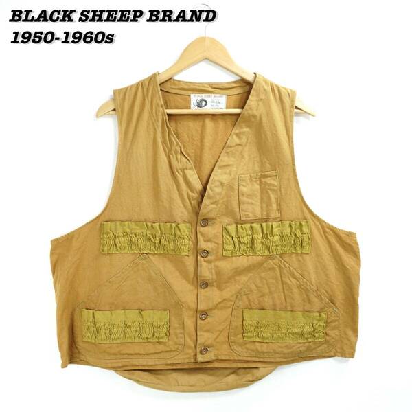 BLACK SHEEP BRAND Hunting Vest 1950s 1960s 304268 Vintage ブラックシープブランド ハンティングベスト 1950年代 1960年代