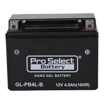 ProSelect(プロセレクト) バイク GL-PB4L-B ナノ・ジェルバッテリー(YB4L-B 互換)(ジェルタイプ 液入充電済) PSB120 密閉型MFバ_画像4