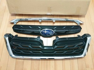 スバル フォレスター SJ SJG 後期 フロントグリル センターピアノブラック 六連星 ラジエーターグリル SUBARU FORESTER front grill