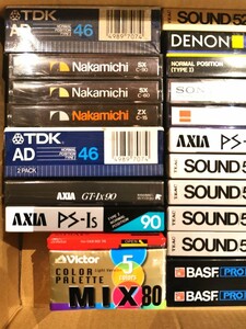 カセットテープ未使用33個・MD未使用6個 TDKなど