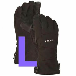 HEAD Unisex Touchscreen Ski Gloves Black L